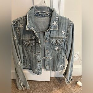 Demin Embroidered Star jacket